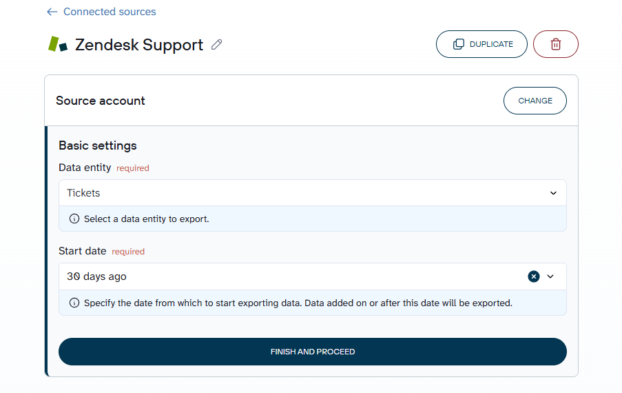 Zendesk Support as Source