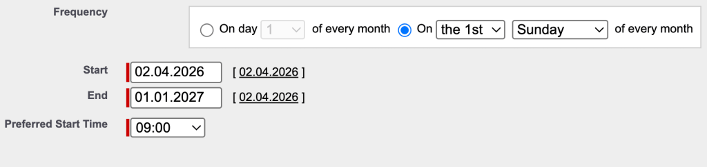 Automated export natively supported in the source