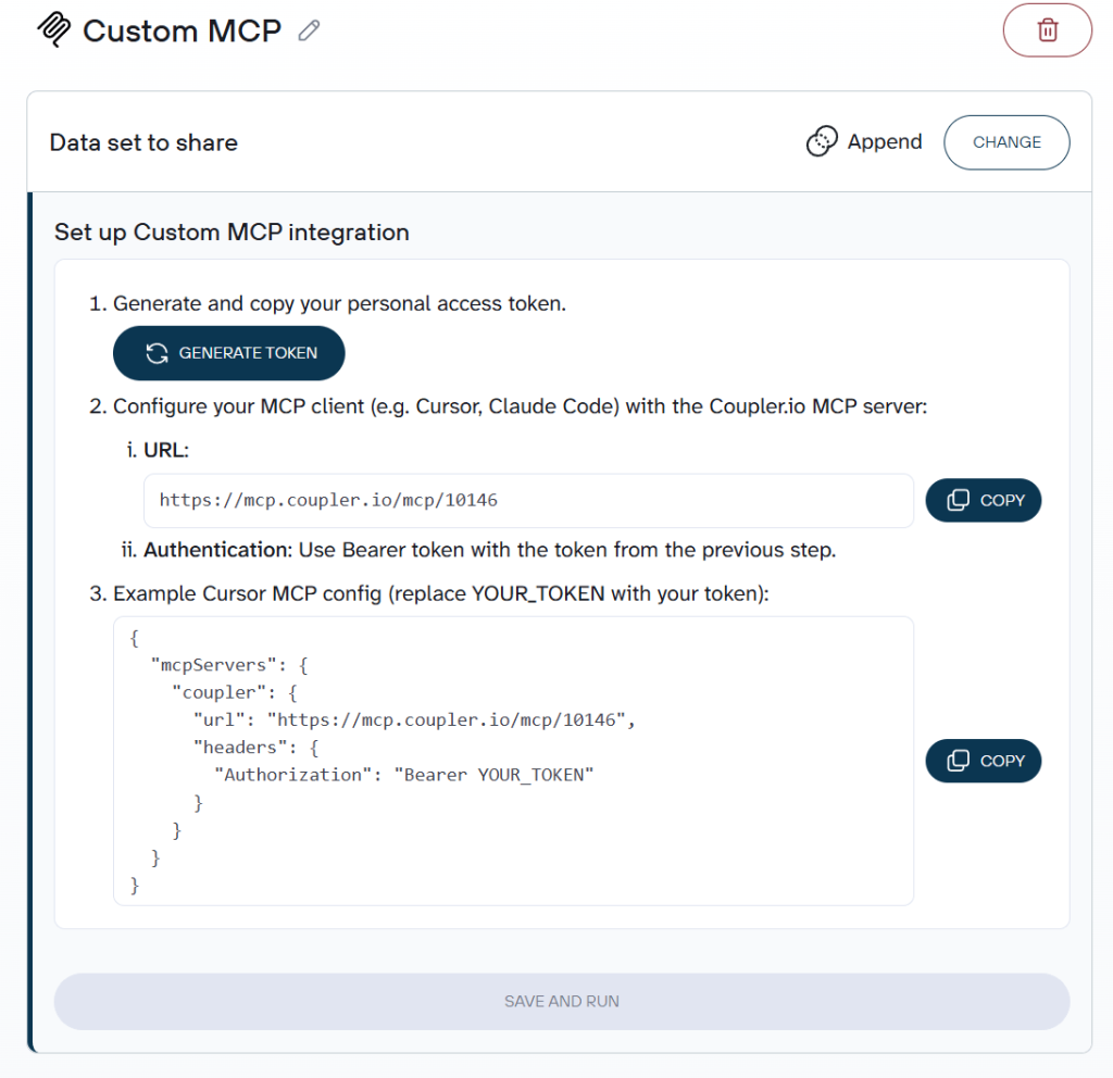 custom mcp destination example