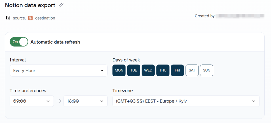 notion automatic data refresh