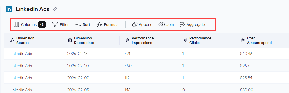 Coupler.io data transformation features
