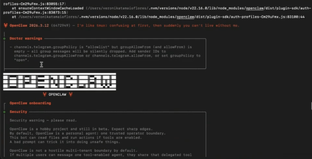 OpenClaw installed and running