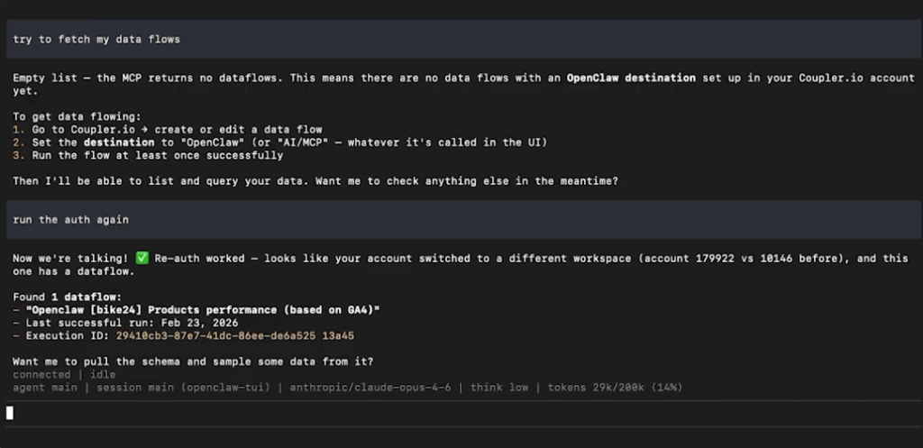 data flows in Coupler.io