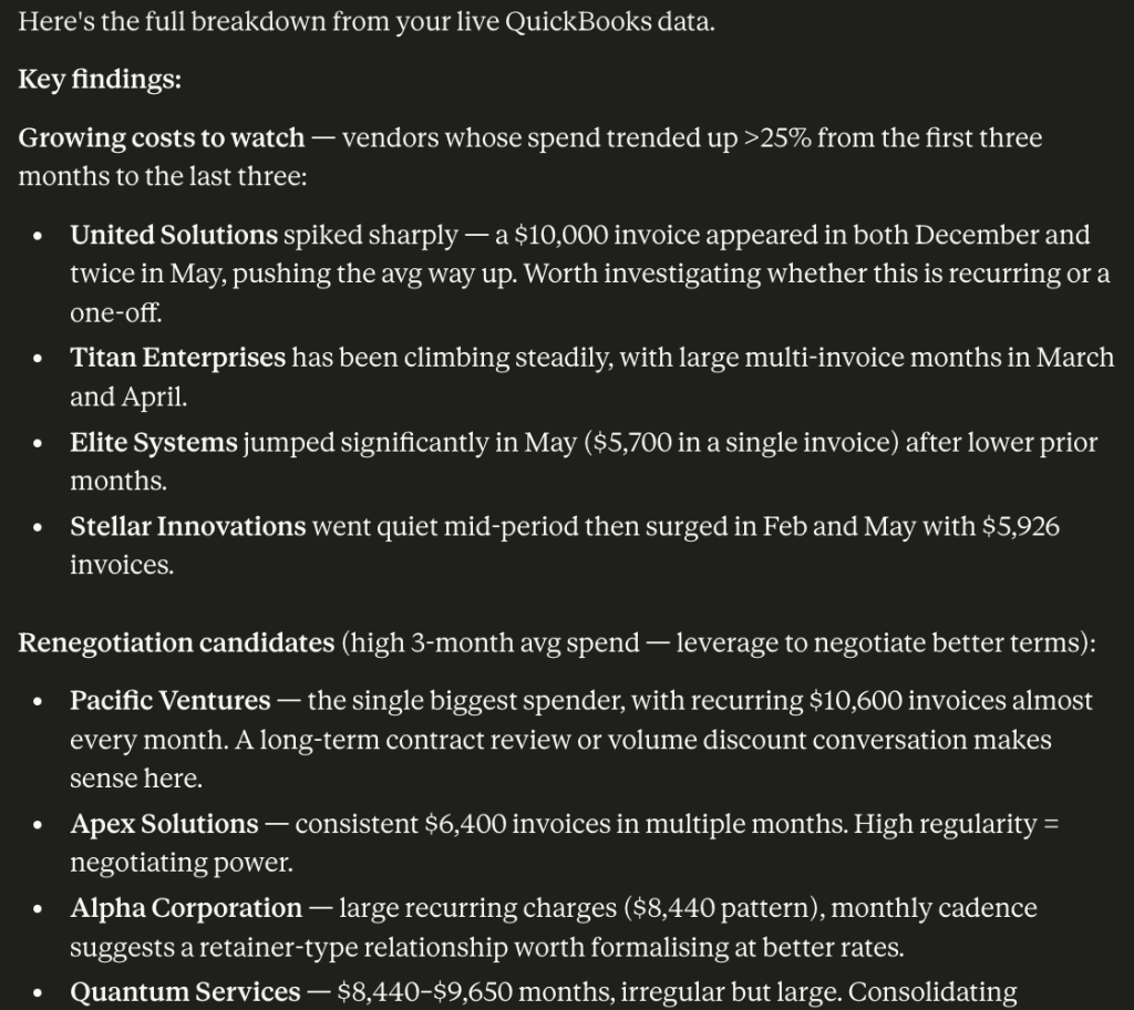 vendor spend analysis