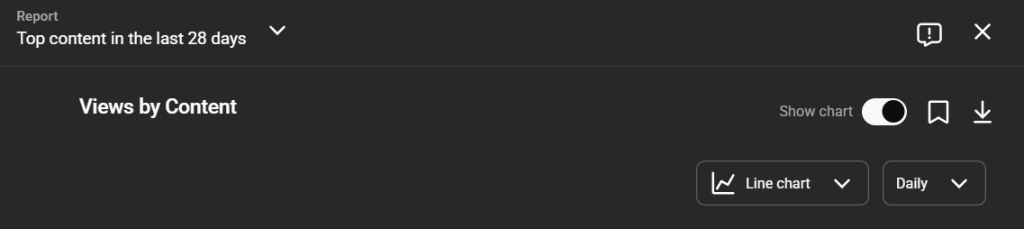 Youtube manual csv export