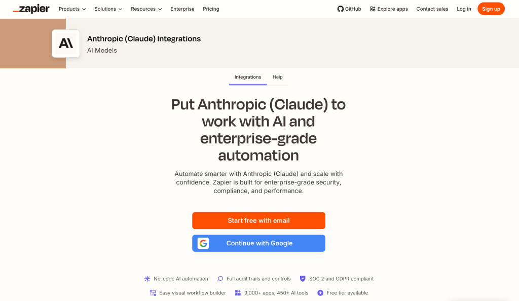 zapier claude connector